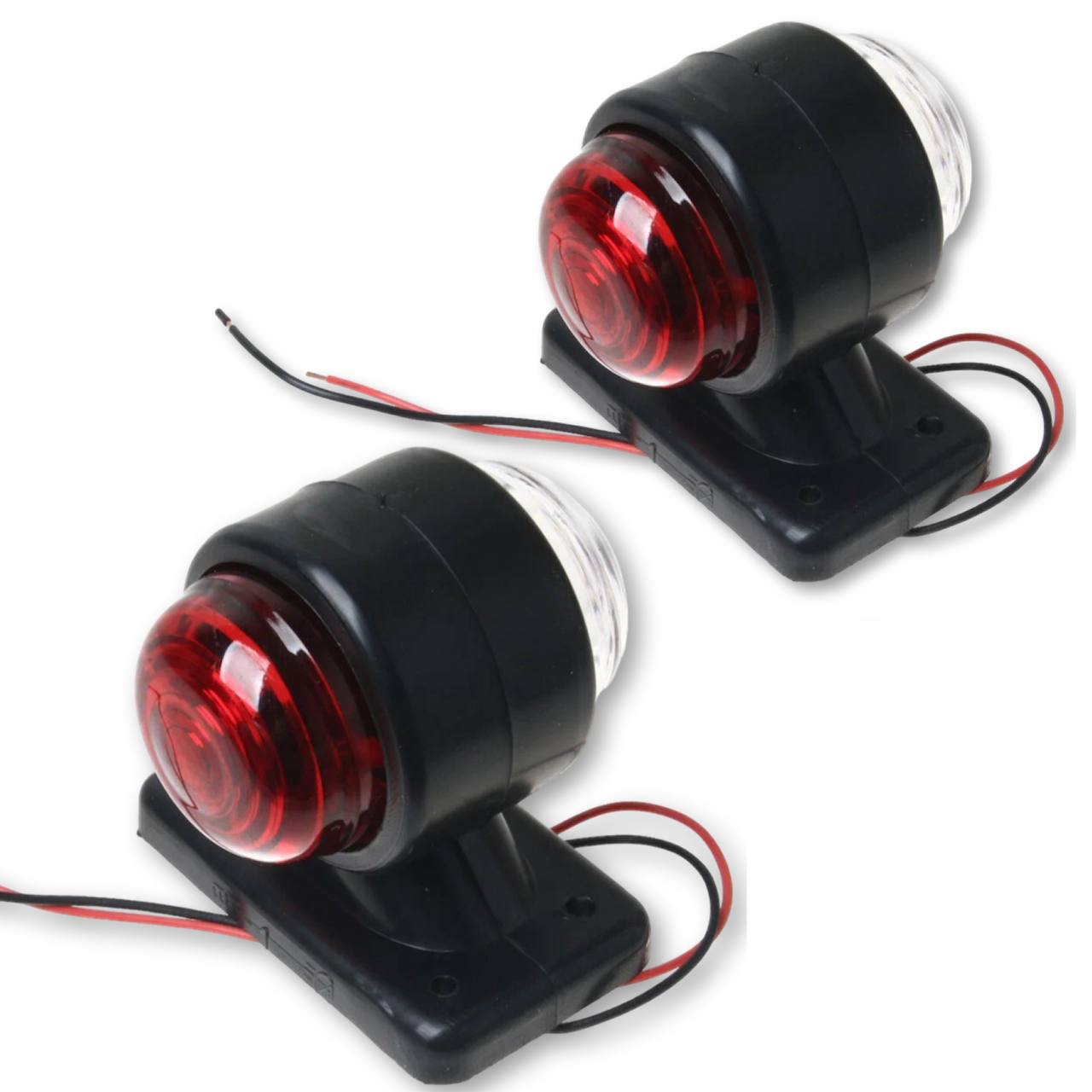 Габаритный фонарь (белый+красный), 2 штуки