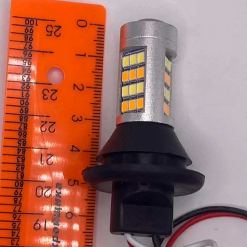 Лампа в поворотники с ДХО (американка) 1156-2835-42SMD, 2 штуки
