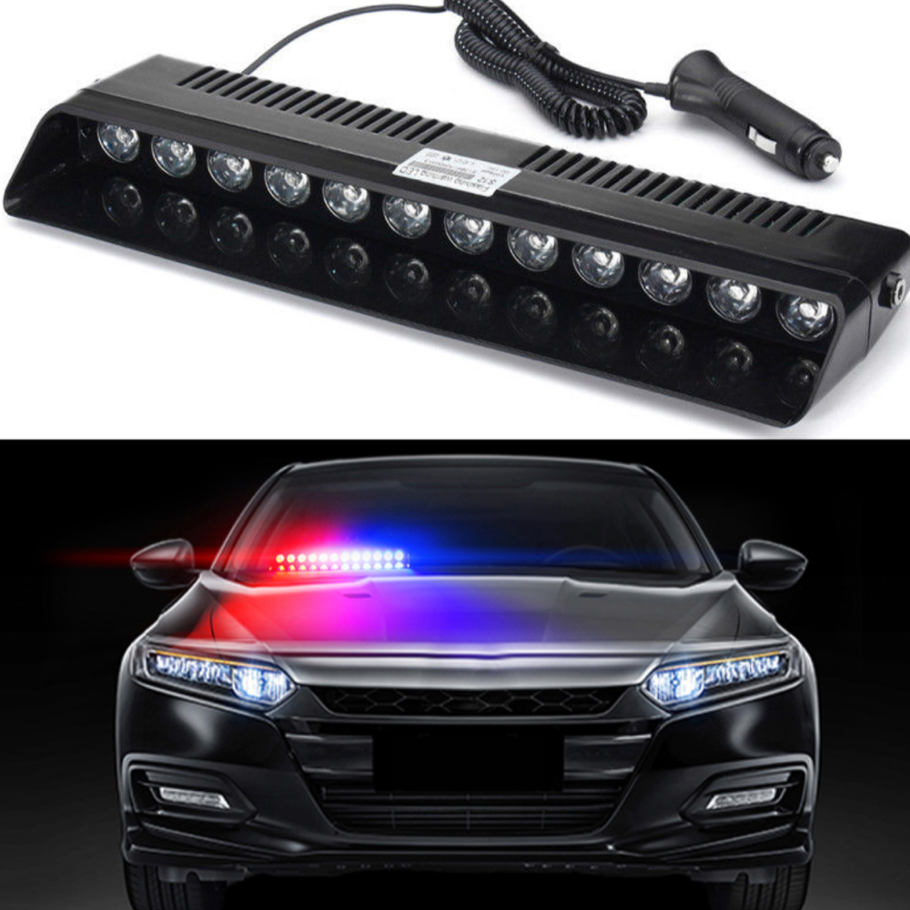 Стробоскоп под лобовое стекло (красный+синий)