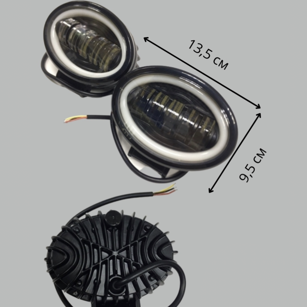 Фара дополнительного света овальная 50w, 2 штуки