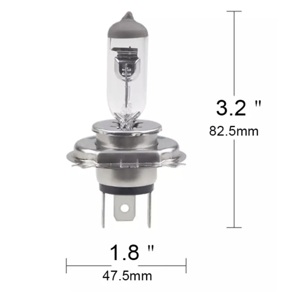 Лампа галогенная цоколь Н4, 2 штуки