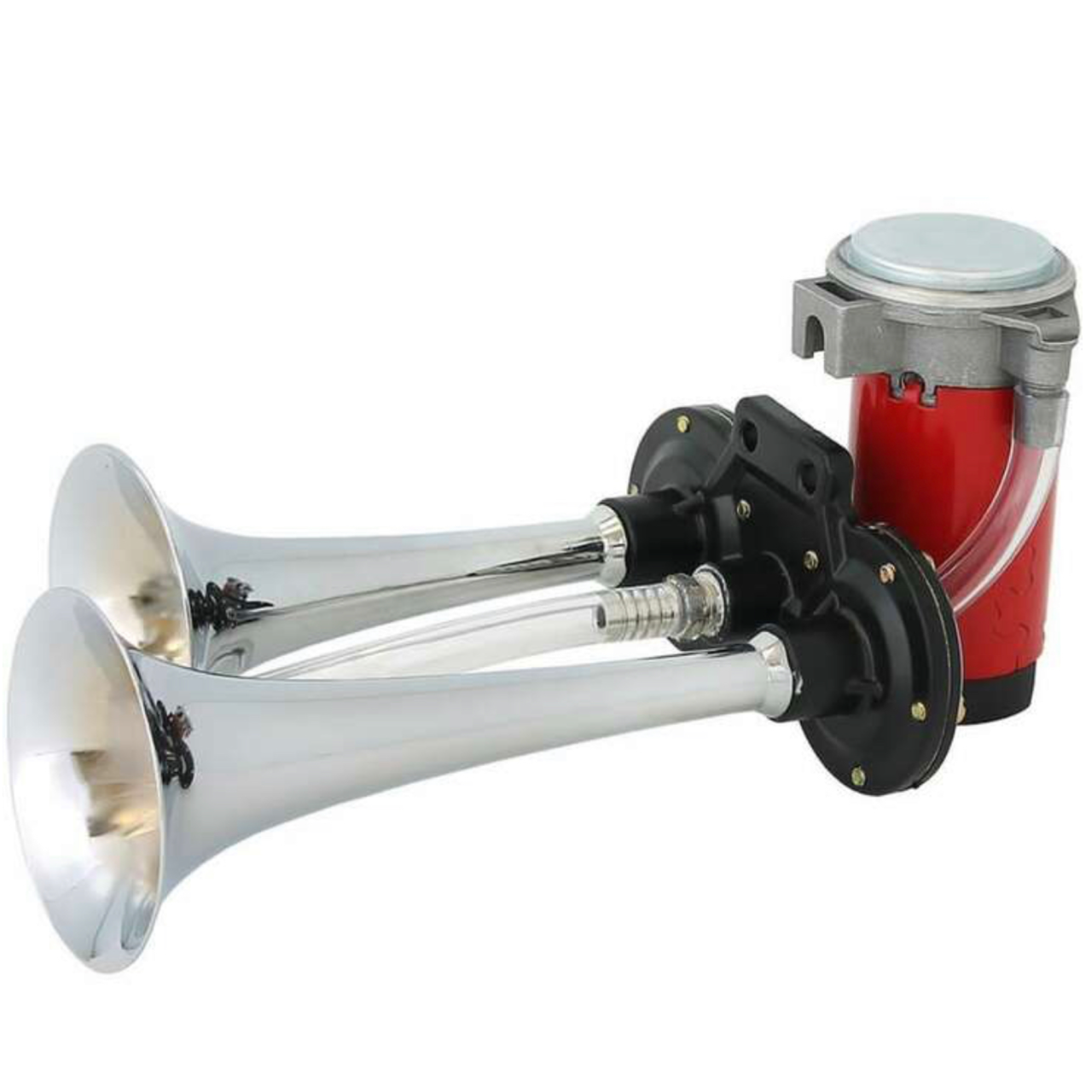 Сигнал-дудка 2 рожка с компрессором