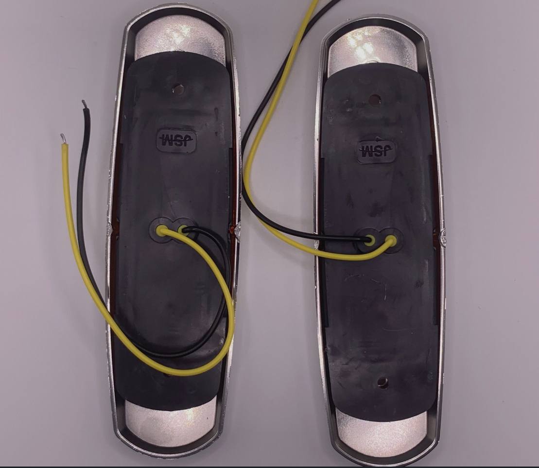 Светодиоднй фонарь-маркер (желтый), 2 штуки