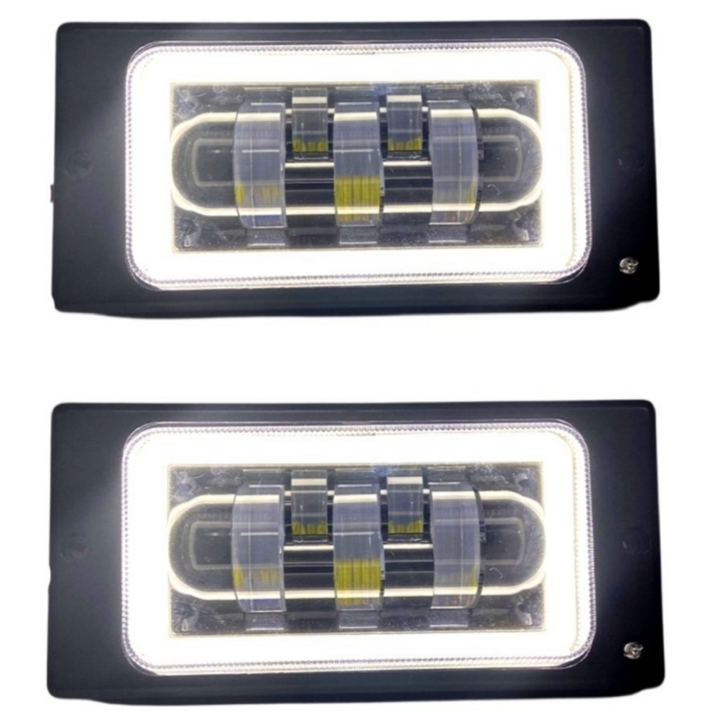 Противотуманные фары на Lada (Ваз) с ДХО, 50w