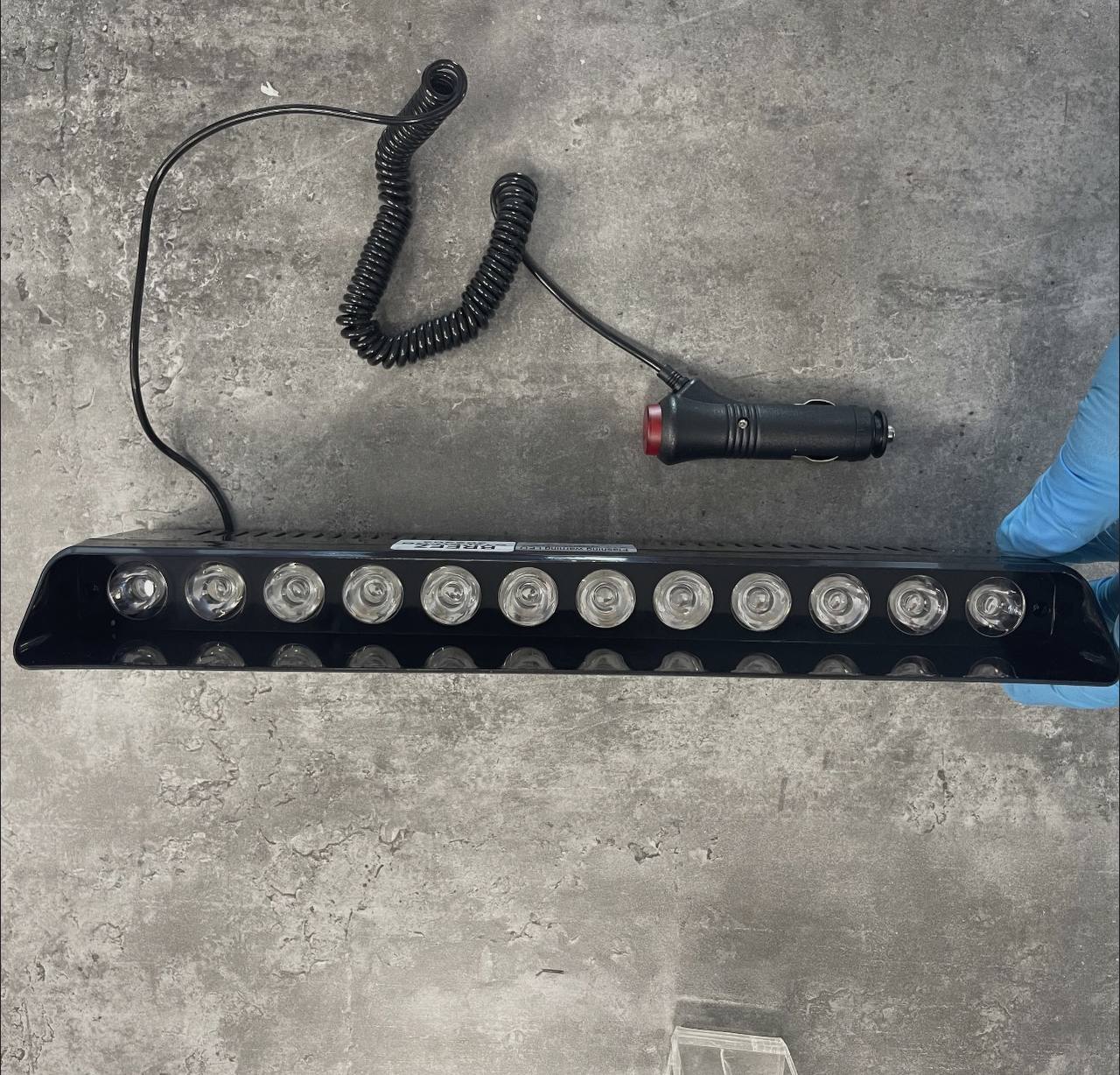 Стробоскоп под лобовое стекло (красный+синий+белый)