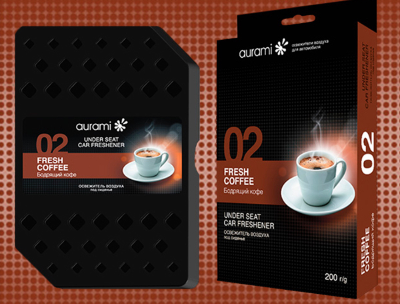 Ароматизатор под сиденье Aurami кофе