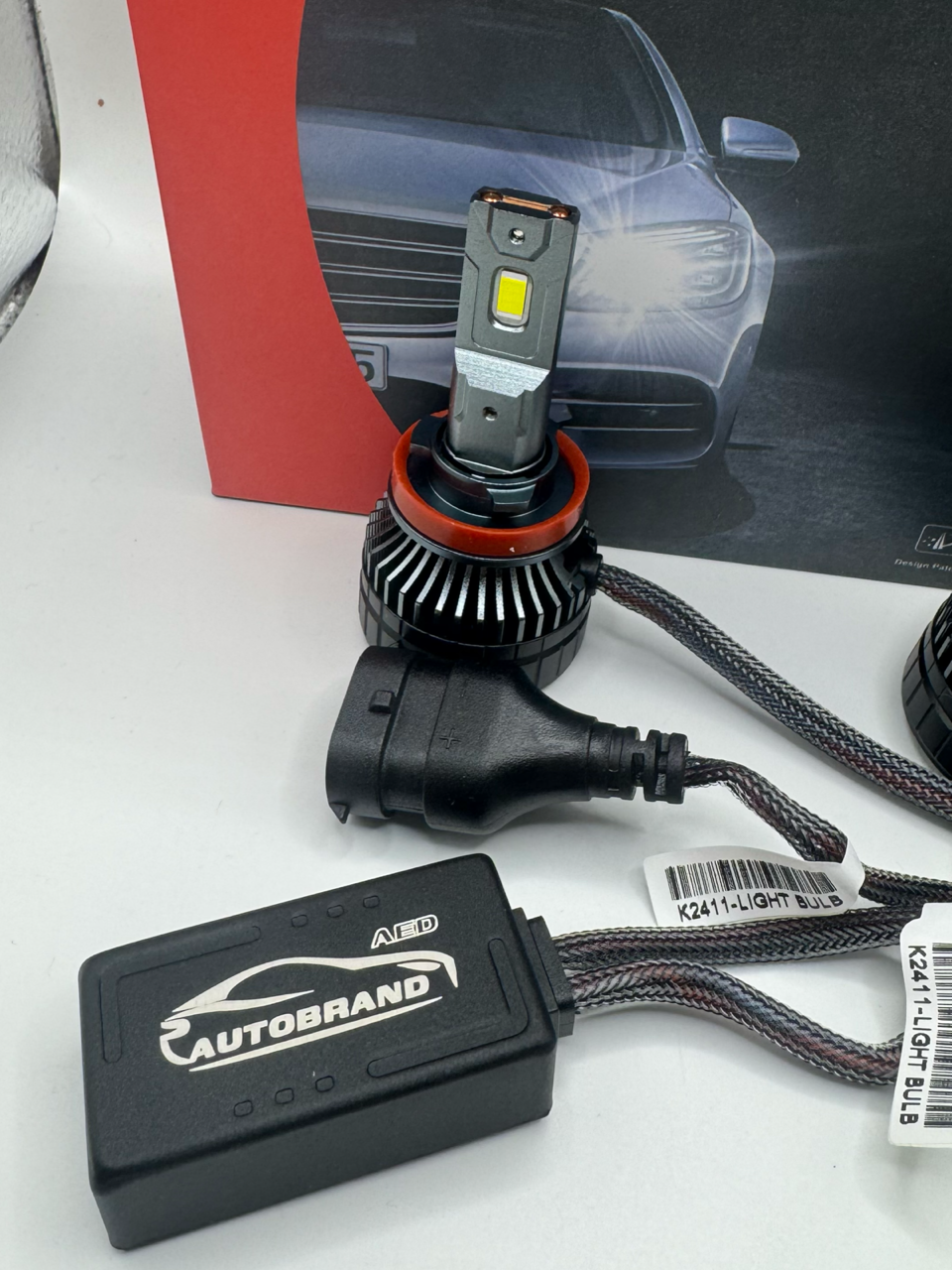 Лампа светодиодная AED999 цоколь H11, 2 штуки