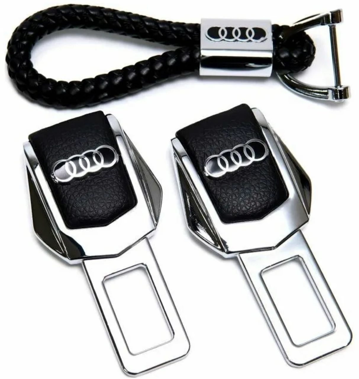 Заглушки ремня безопасности на Ауди с брелком