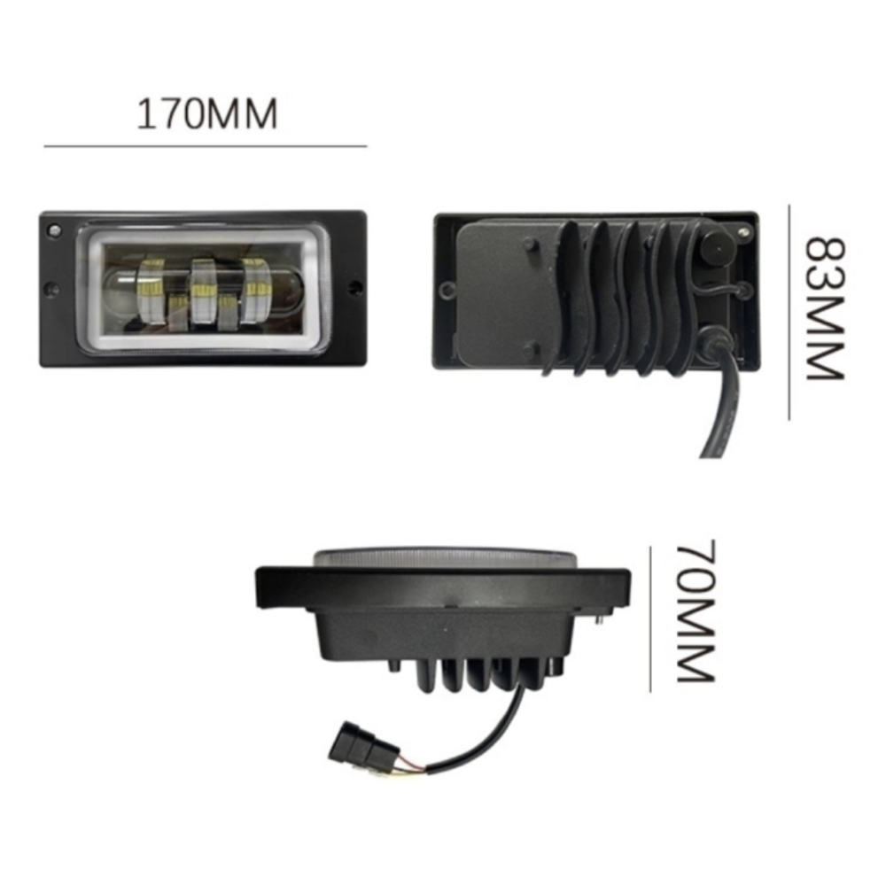 Противотуманные фары на Lada (Ваз) с ДХО, 50w