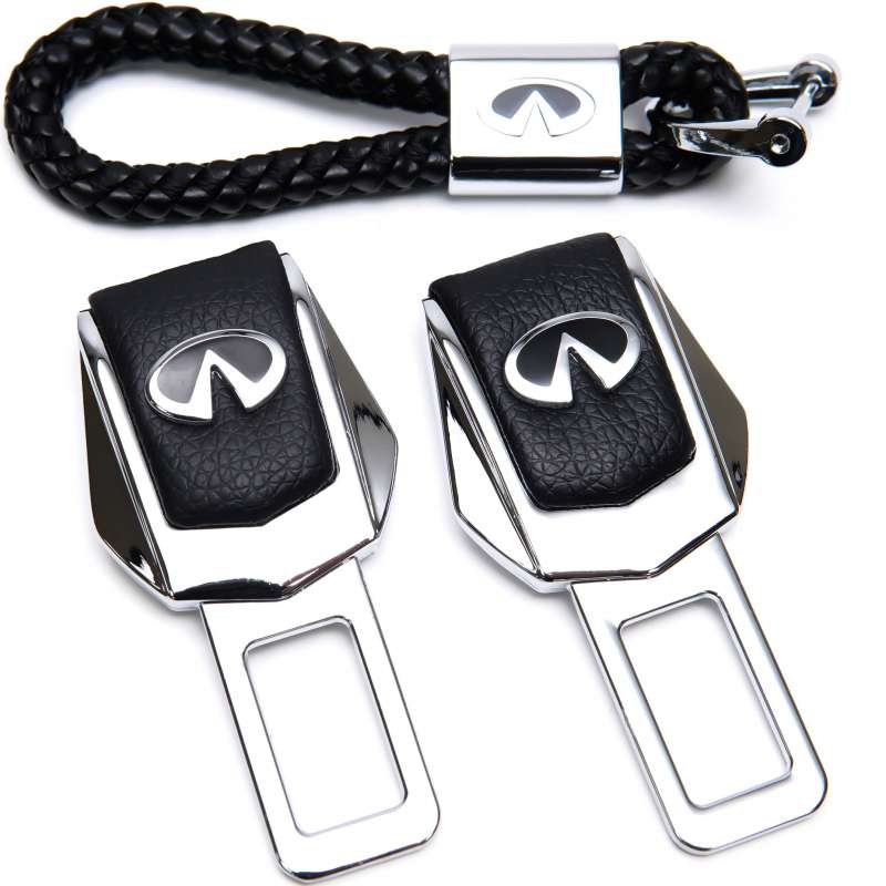 Заглушки ремня безопасности на Инфинити с брелком