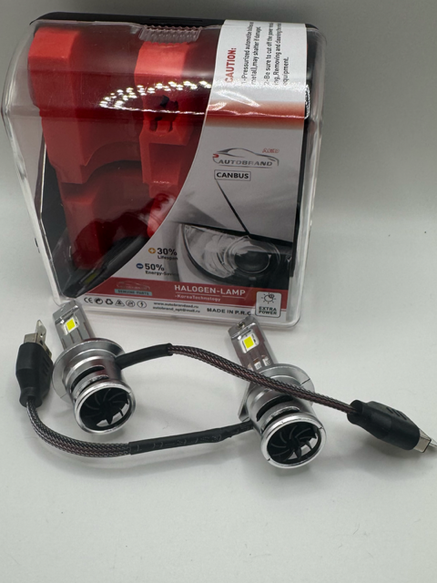 Лампа светодиодная AED цоколь H1 с канбусом, 2 штуки