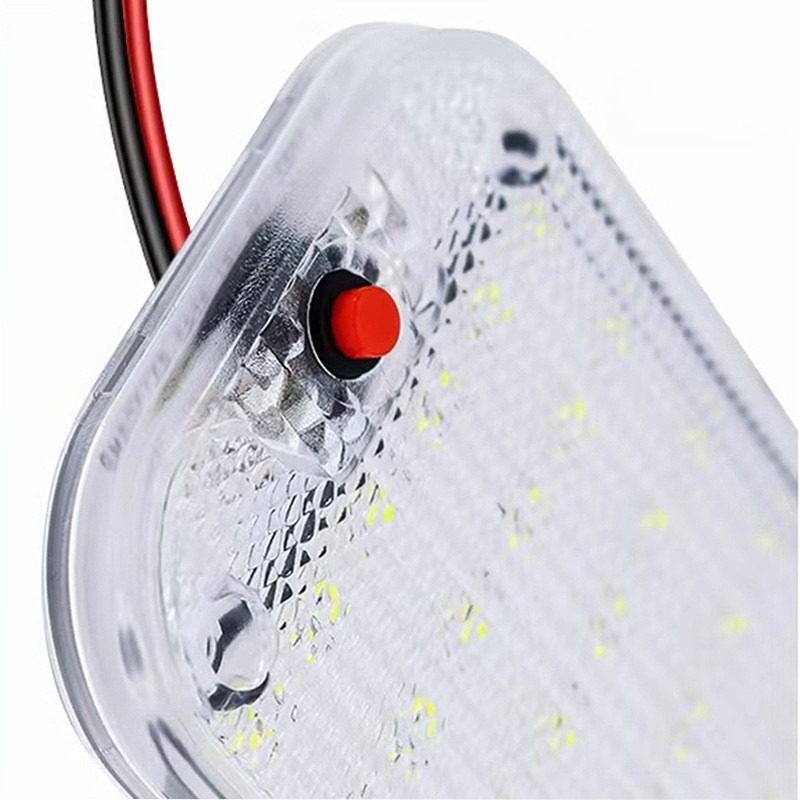 Светодиодный плафон освещения салона автомобиля, 2 штуки