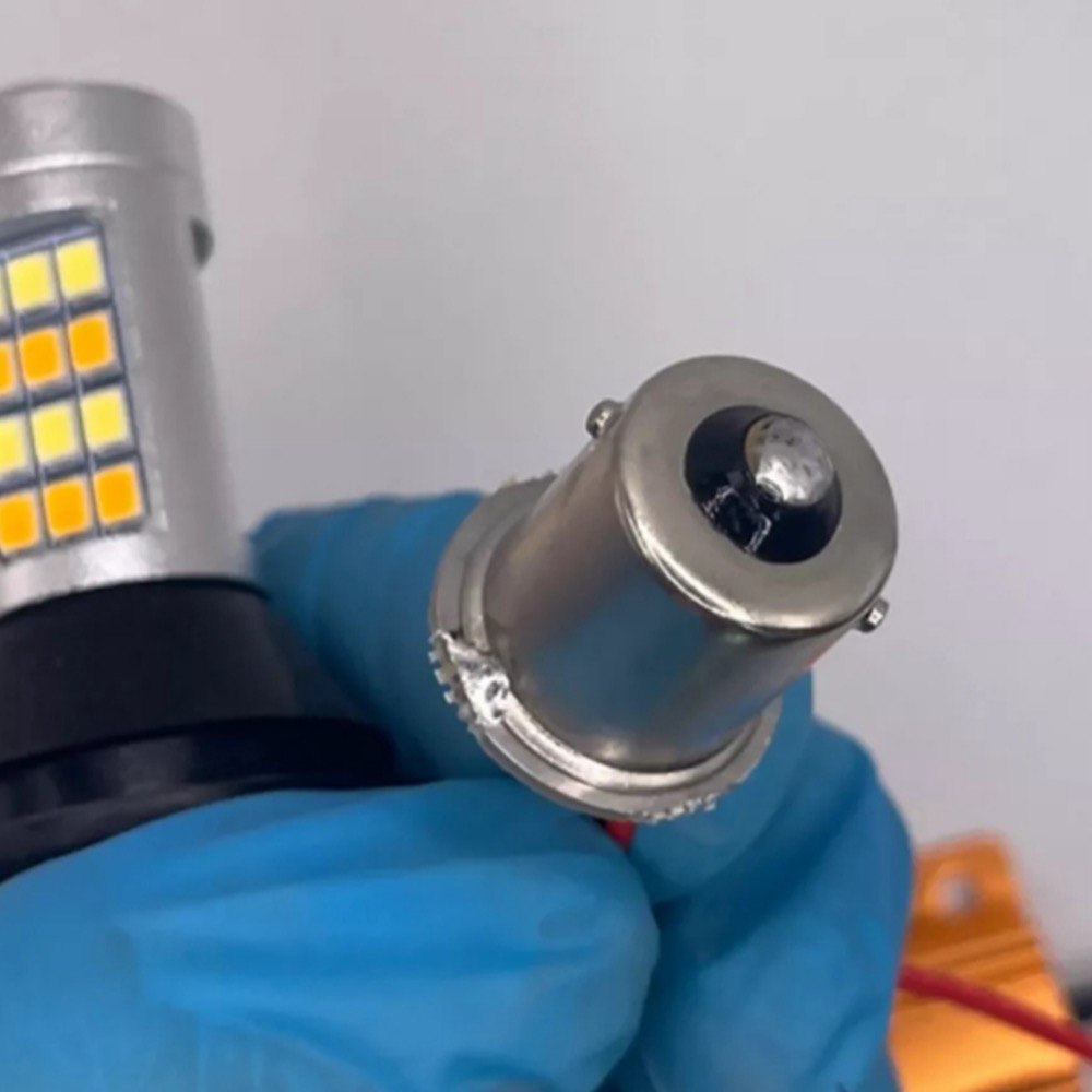 Лампа в поворотники с ДХО (американка) 1156-2835-42SMD, 2 штуки