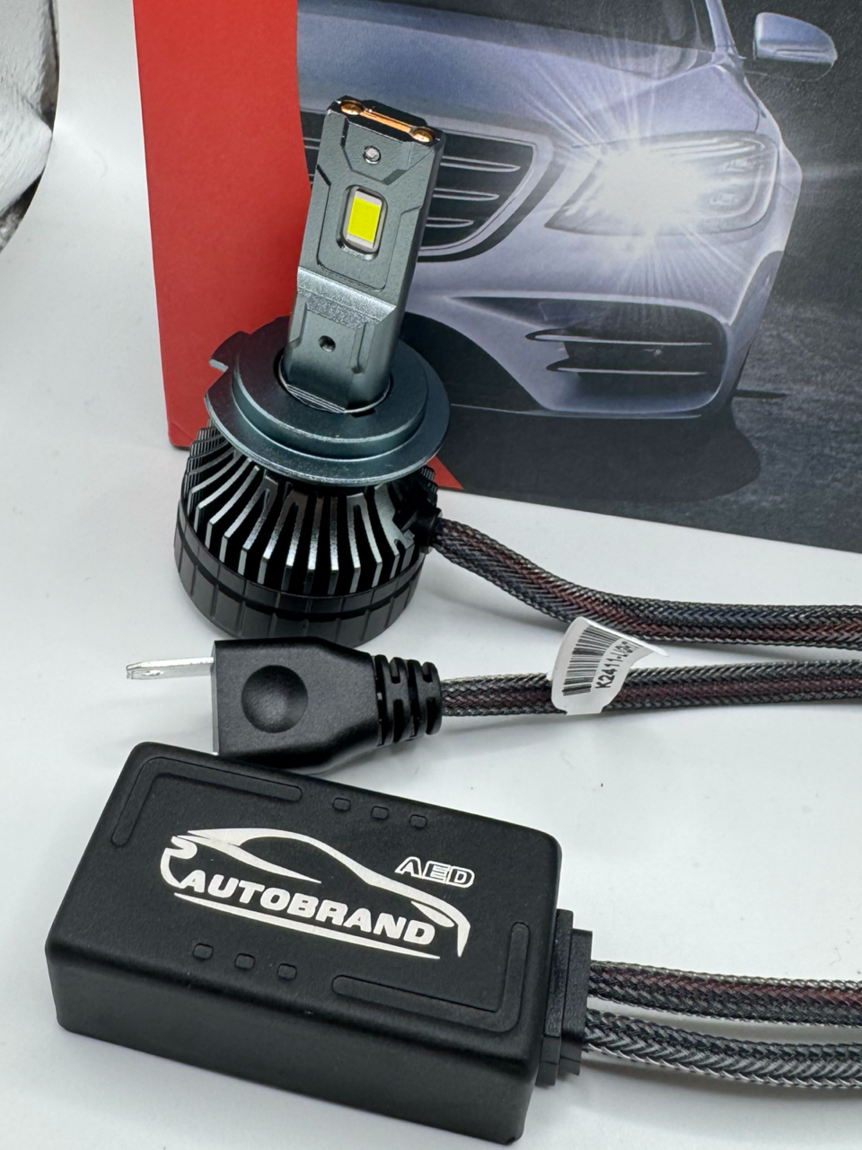 Лампа светодиодная AED999 цоколь H7, 2 штуки