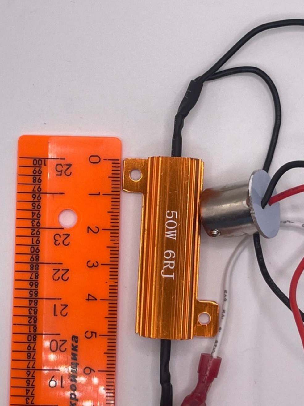 Лампа в поворотники с ДХО (американка) 1156-4014-66SMD, 2 штуки