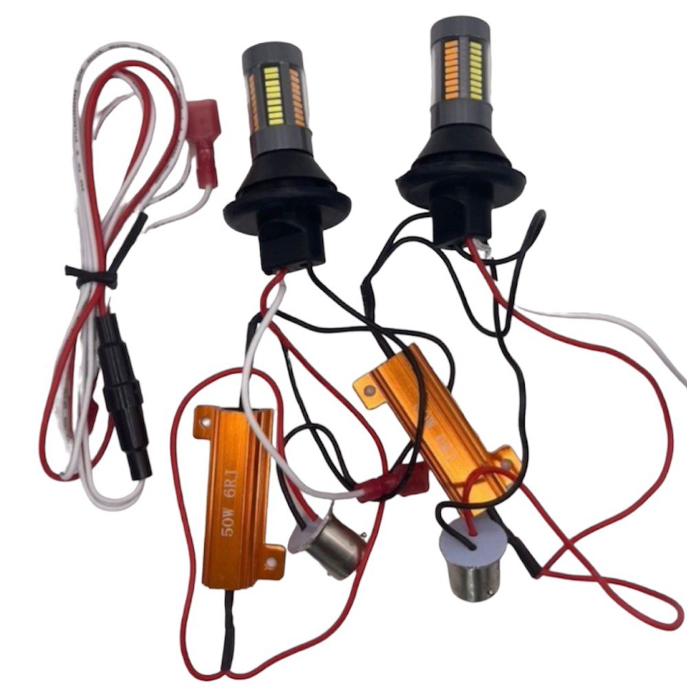 Лампа в поворотники с ДХО (американка) 1156-2835-42SMD, 2 штуки