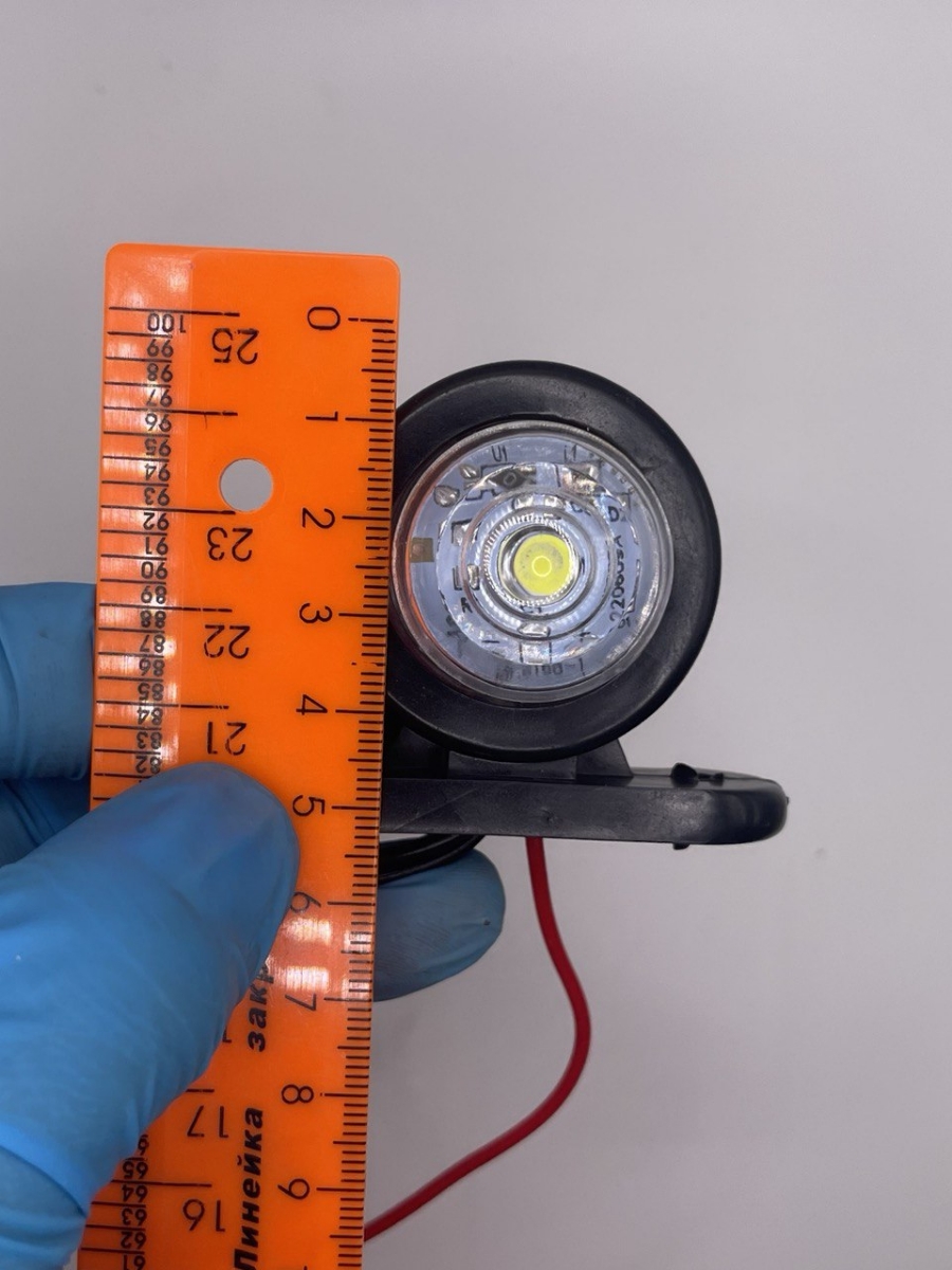 Габаритный фонарь (белый+красный), 2 штуки