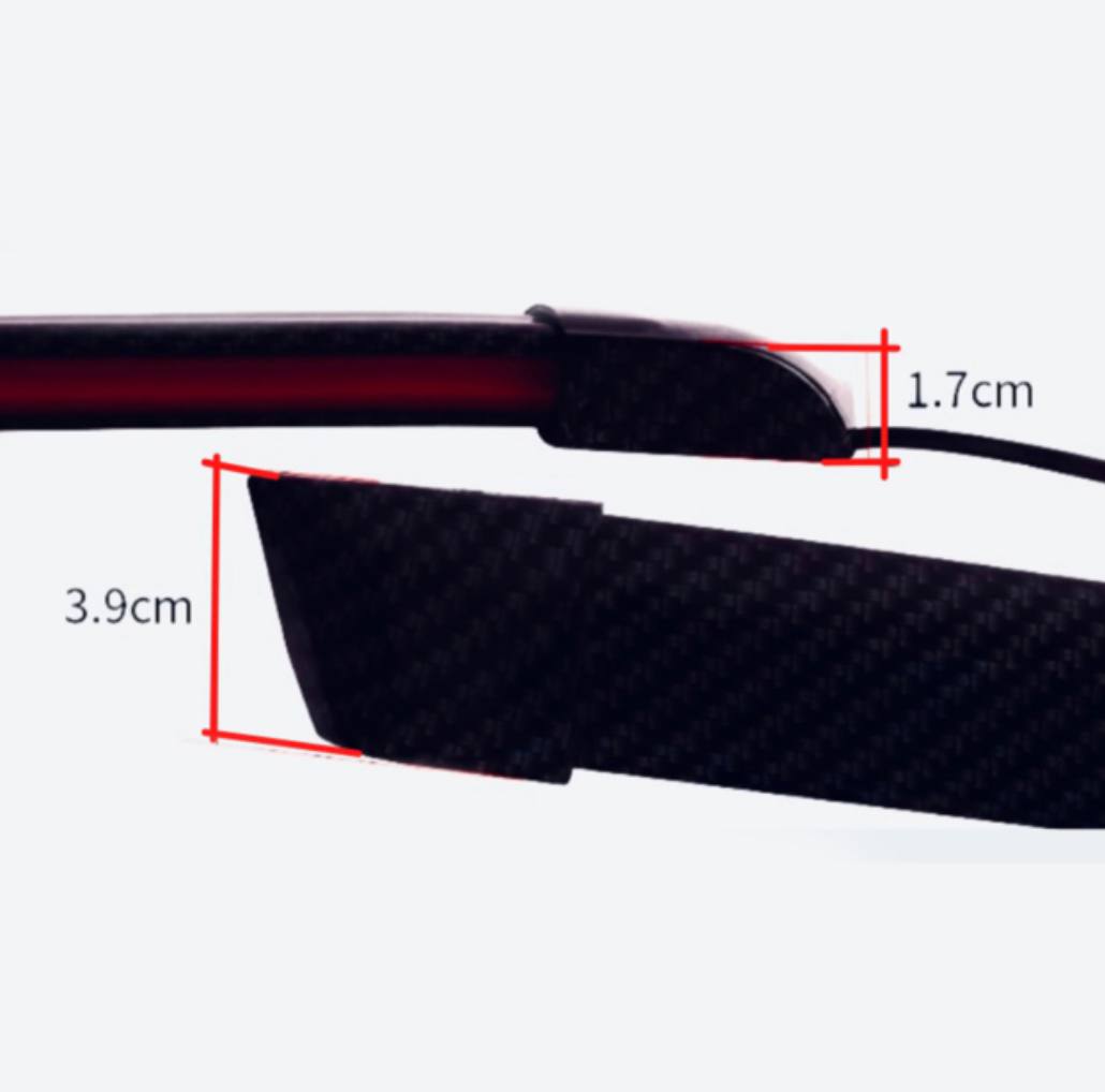 Спойлер на липкой ленте с подсветкой (режим поворота), 120 см