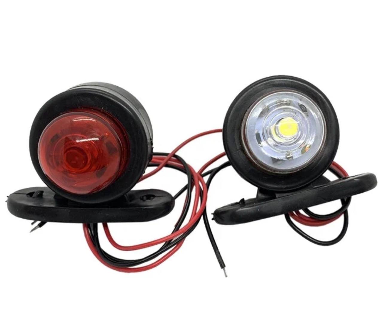 Габаритный фонарь (белый+красный), 2 штуки