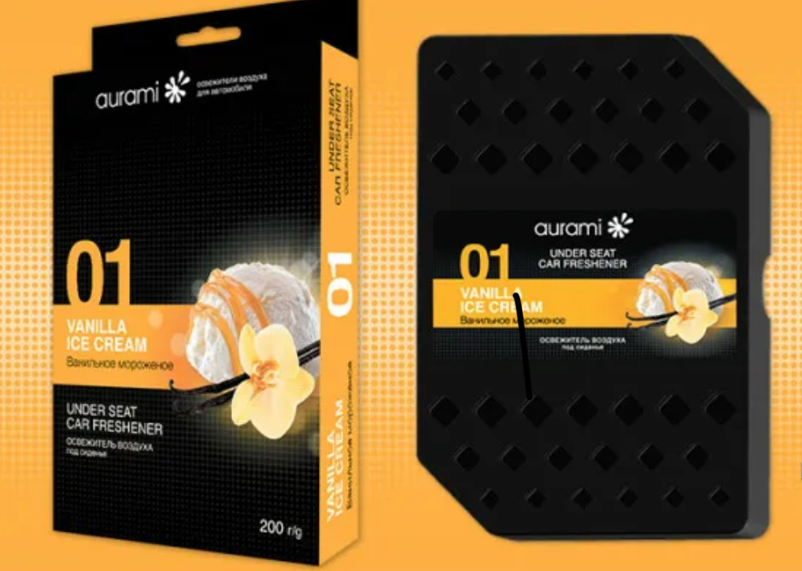 Ароматизатор под сиденье Aurami Ванильное мороженое