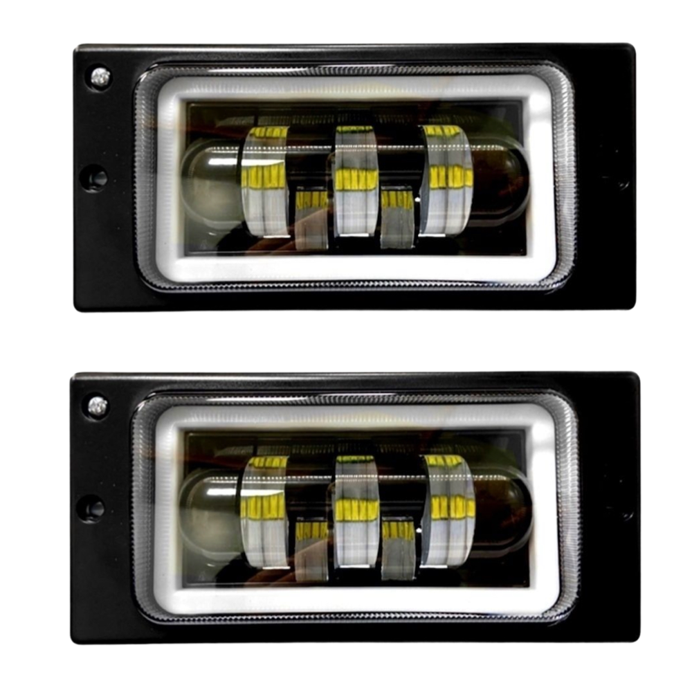 Противотуманные фары на Lada (Ваз) с ДХО, 50w