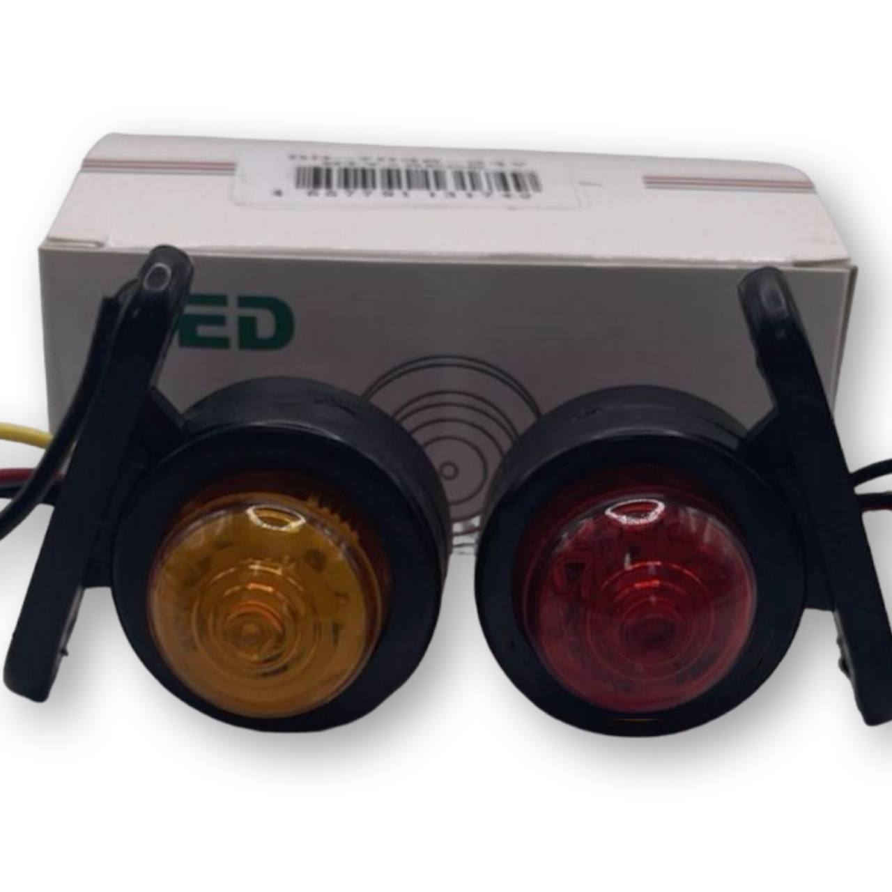 Габаритный фонарь (желтый+красный), 2 штуки