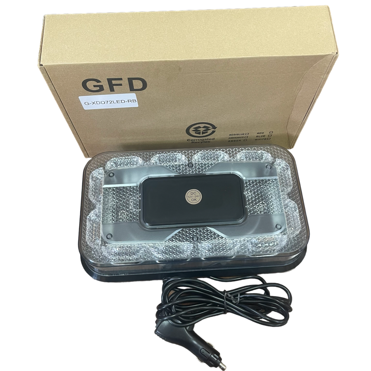 Светодиодная балка на магнитных креплениях красно-синяя