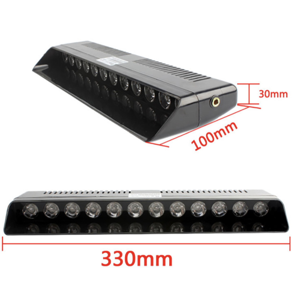 Стробоскоп под лобовое стекло (красный+синий)