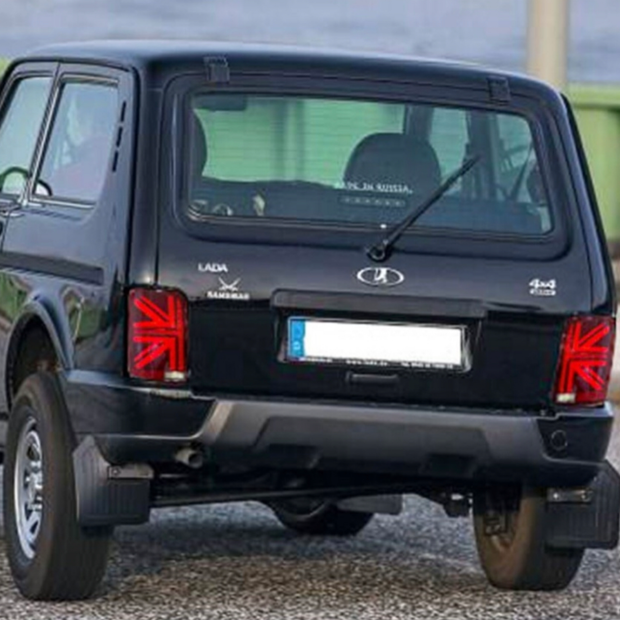 Задний фонарь (стиль флаг Британии) красные, 2 штуки