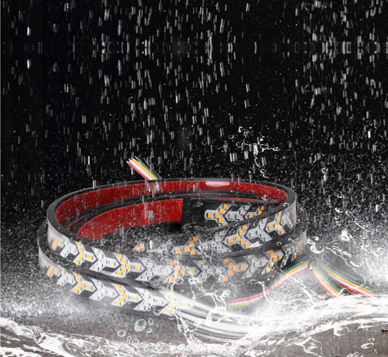 Спойлер на липкой ленте для автобусов и прицепов, 150 см