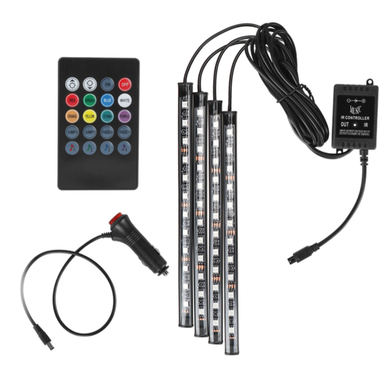 Подсветка для ног в салон автомобиля