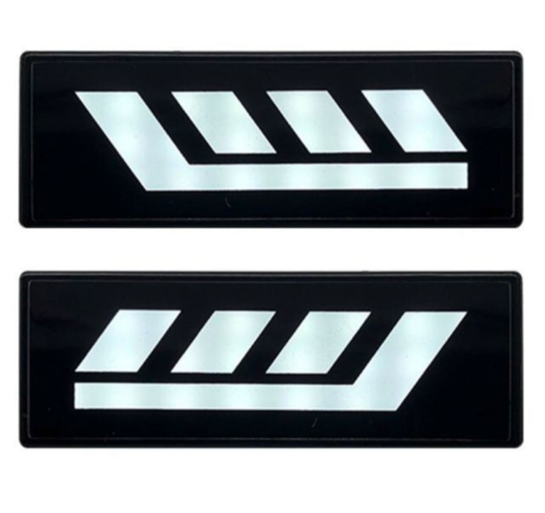 Светодиодный повторитель поворотника на (белый), 2 штуки