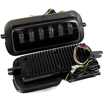 Светодиодные надфарники, подфарники на Ниву, 2 штуки