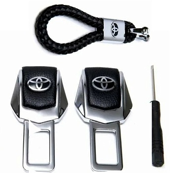 Заглушки ремня безопасности на Тойота с брелком