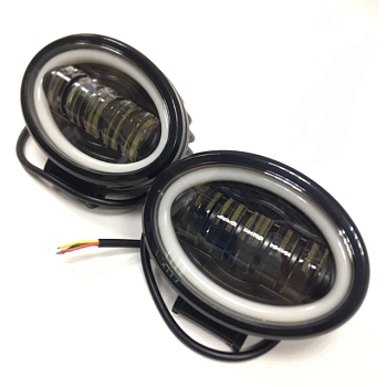 Фара дополнительного света овальная 50w, 2 штуки