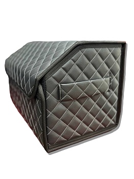 Органайзер короб из экокожи в багажник автомобиля