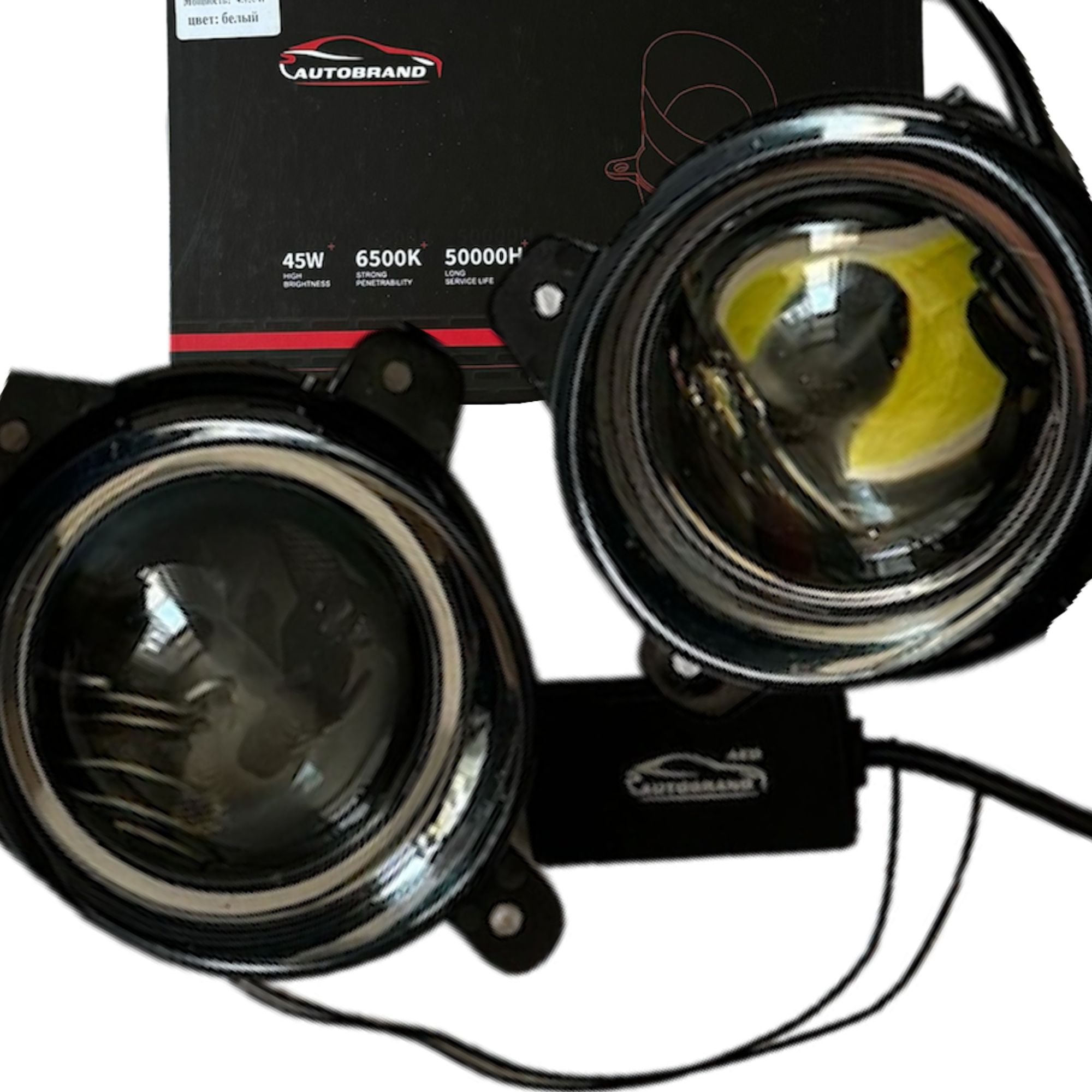 Лазерные противотуманные фары на Ларгус ближний+дальний, 100w