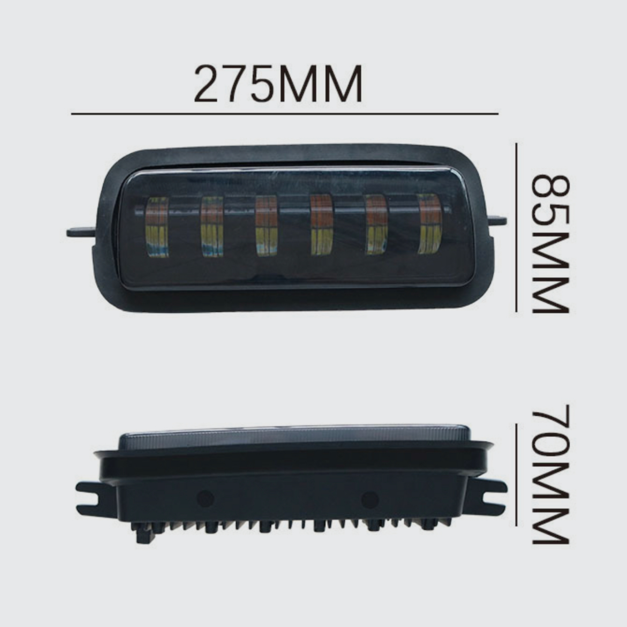 Светодиодные надфарники, подфарники на Ниву, 2 штуки