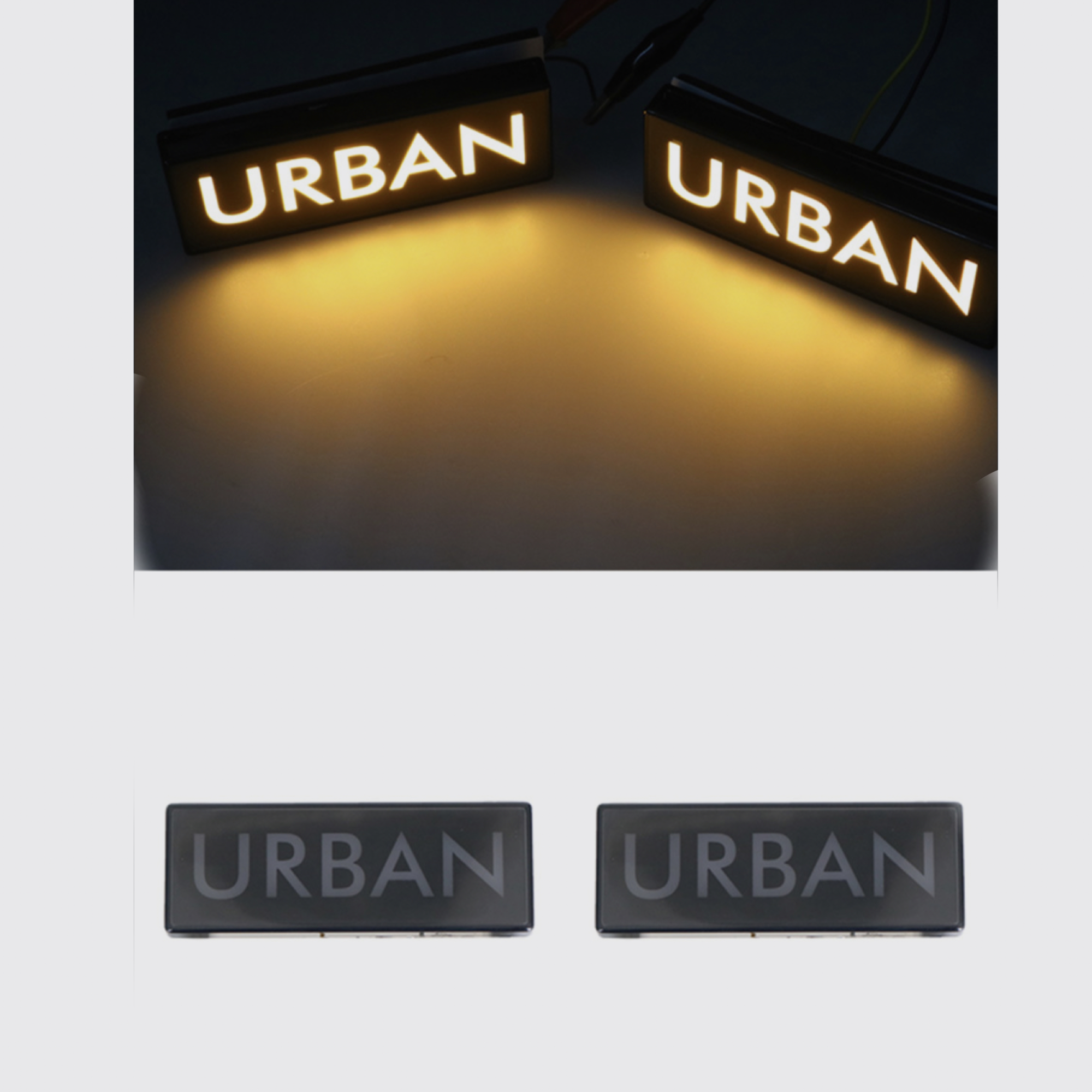 Светодиодный повторитель поворотника на (желтый), 2 штуки