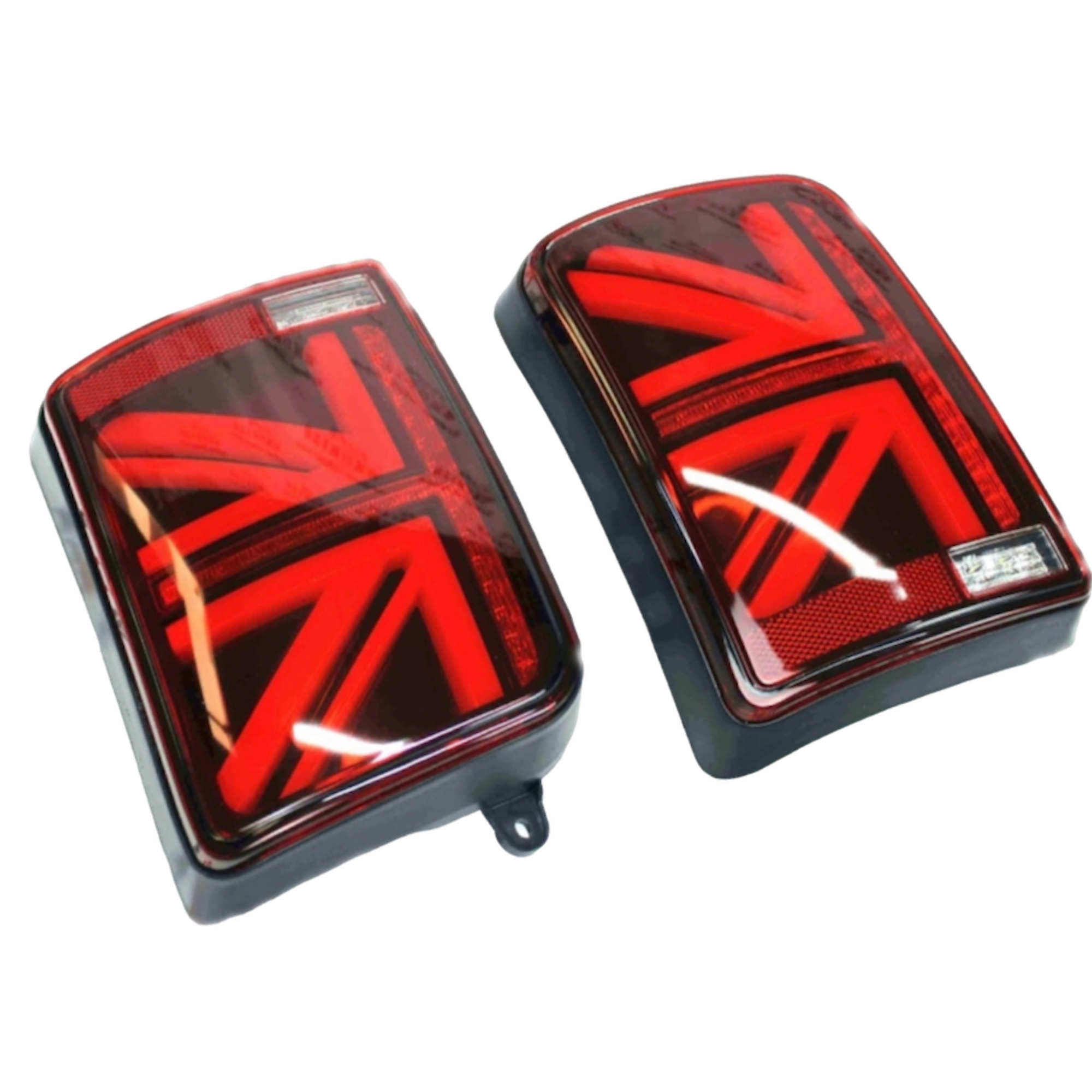 Задний фонарь (стиль флаг Британии) красные, 2 штуки