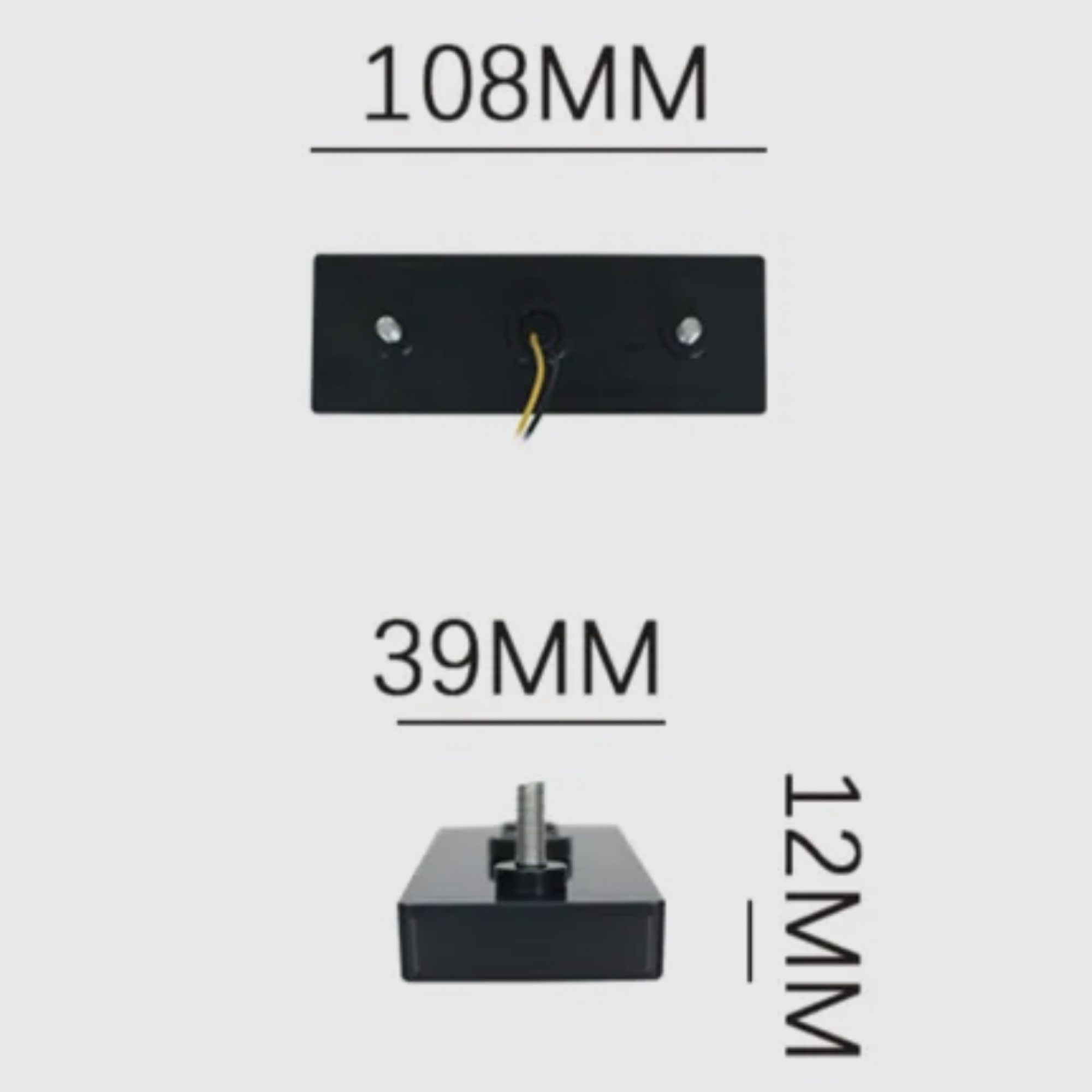 Светодиодный повторитель поворотника на (желтый), 2 штуки
