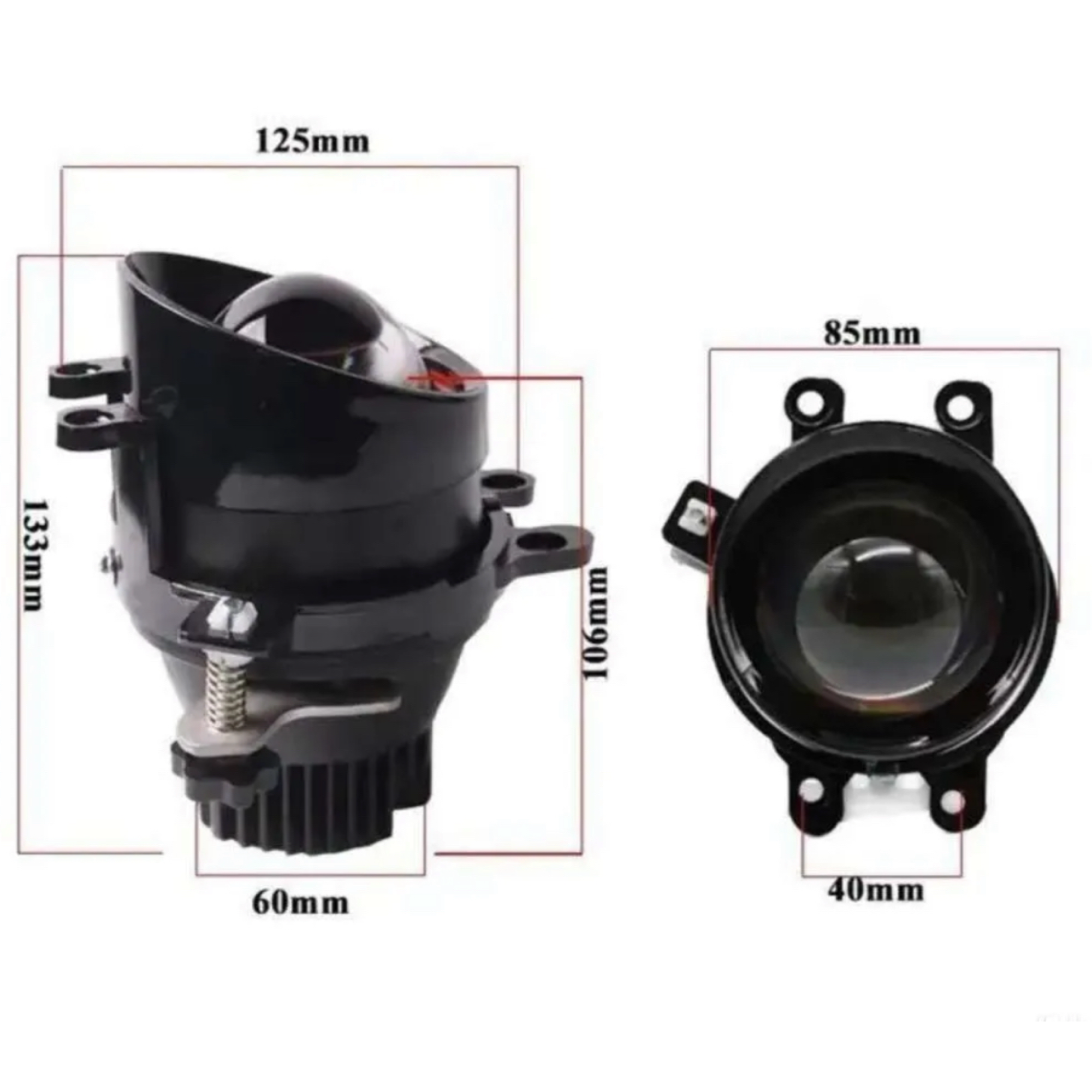 Лазерные фары на Весту и иномарки ближний+дальний, 45w