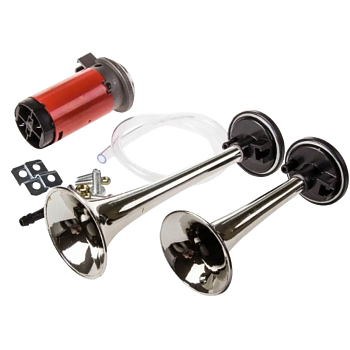 Сигнал-дудка 2 рожка с компрессором