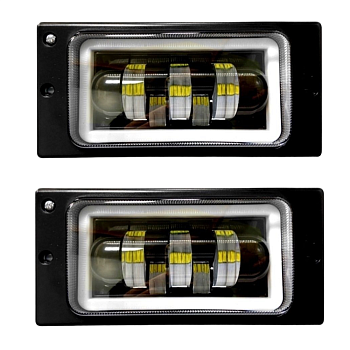Противотуманные фары на Lada (Ваз) с ДХО, 50w
