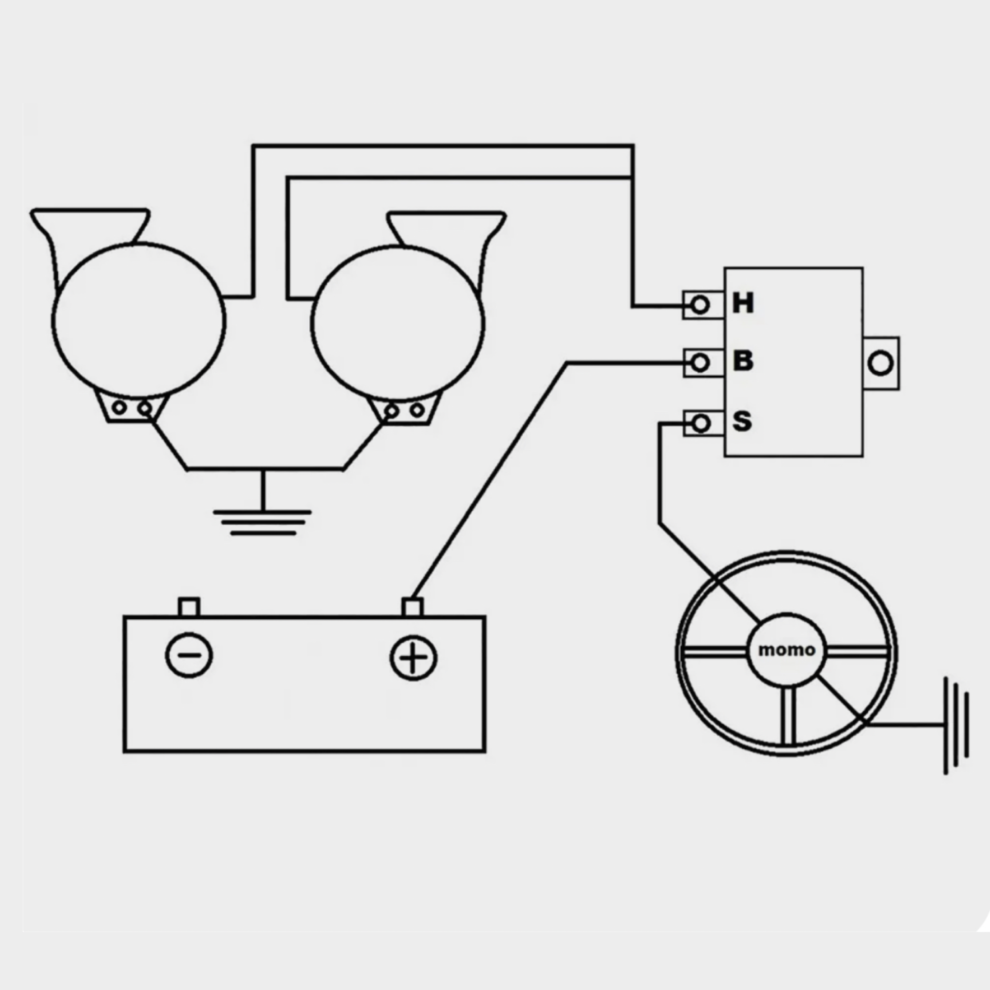 Сигнал звуковой Улитка BIG HORN (батя на районе)