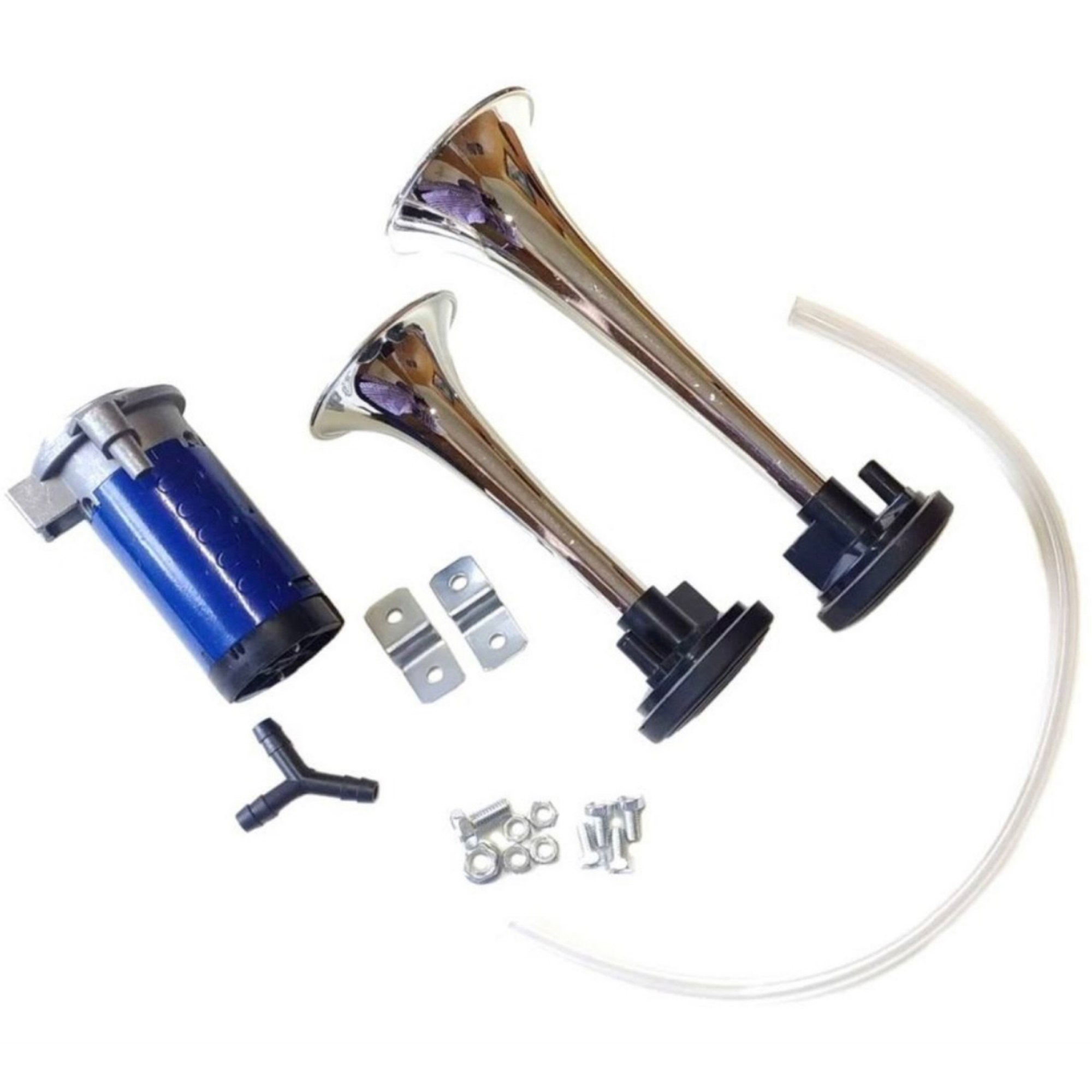 Сигнал-дудка 2 рожка с компрессором