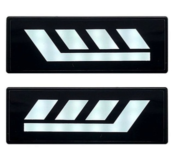 Светодиодный повторитель поворотника на (белый), 2 штуки